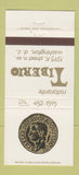 Matchbook Cover - Tiberio Ristorante Washington DC WEAR 30 Strike