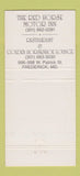 Matchbook Cover - The Red Horse Frederick MD Restaurant 30 Strike