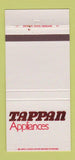Matchbook Cover - Tappan Appliances 30 Strike