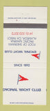 Matchbook Cover - Encinal Yacht Club Alameda CA 30 Strike