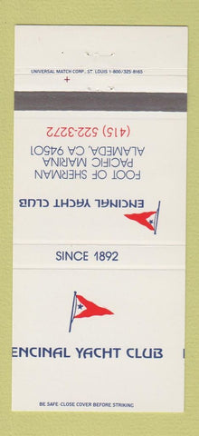 Matchbook Cover - Encinal Yacht Club Alameda CA 30 Strike