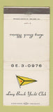 Matchbook Cover - Long Beach Yacht Club CA 30 Strike