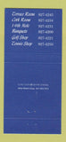 Matchbook Cover - Colonial Country Club Fort Worth TX 30 Strike