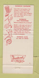 Matchbook Cover - Ron Rico Ronrico Rum San Juan Puerto Rico 30 Strike