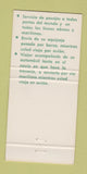 Matchbook Cover - Fine Impert Travel Agency San Juan Puerto Rico 30 Strike
