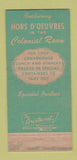 Matchbook Cover - Shar Ten Oklahoma City OK restaurant 30 Strike