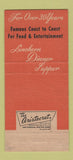 Matchbook Cover - Blackhawk Restaurant Chicago IL 30 Strike