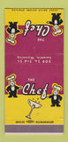Matchbook Cover - The Chef Restaurant Laramie WY 30 Strike