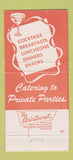 Matchbook Cover - Walt's Restaurant La Crosse WI 30 Strike