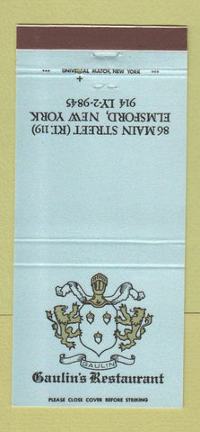 Matchbook Cover - Gaulin's Restaurant Elmsford NY 30 Strike