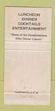 Matchbook Cover - Castagnola's Restaurant Santa Cruz CA WEAR 30 Strike