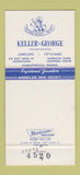 Matchbook Cover - Monticello Keller George Jewelry Charlottesville VA 30 Strike