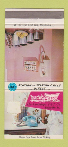 Matchbook Cover - Conestoga T&T Telephone Birdsboro PA 30 Strike