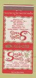 Matchbook Cover Singh's Stores International Grocery Glasgow Scotland 30 Strike