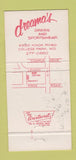 Matchbook Cover - Jon Dre Salon College Park MD WEAR 30 Strike