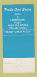 Matchbook Cover - Tobie's Drive In Saco ME 30 Strike