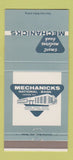 Matchbook Cover - Mechanics National Bank Concord NH 30 Strike