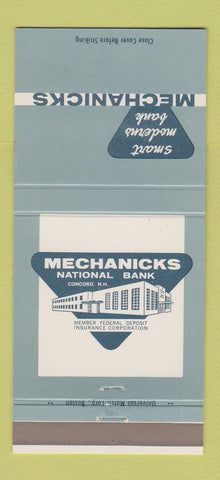 Matchbook Cover - Mechanics National Bank Concord NH 30 Strike