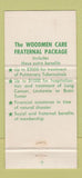 Matchbook Cover - Omahas Woodmen Life Insurance Omaha NE 30 Strike