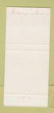 Matchbook Cover - Sheridan Inn WY 30 Strike