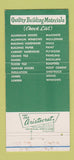 Matchbook Cover - Cash Way Lumber Kerr Port Huron MI 30 Strike