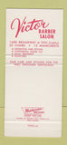 Matchbook Cover - Victor Barber Salon New York City 30 Strike