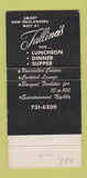 Matchbook Cover - Tallino's Chestnut Hill MA WEAR 30 Strike