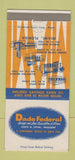 Matchbook Cover - Dade Federal Savings Loan Miami FL 30 Strike