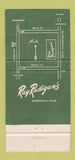 Matchbook Cover - Ray Radigan's Restaurant Kenosha WI 30 Strike