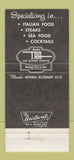 Matchbook Cover - Patrizi's Restaurant Beaumont TX Italian 30 Strike
