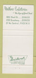Matchbook Cover - Miller's Cafeteria Denver Colorado 30 Strike