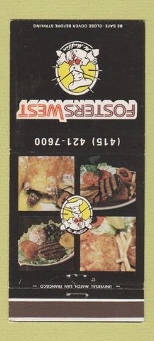 Matchbook Cover - Fosters Way San Francisco CA food 30 Strike