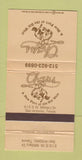 Matchbook Cover - Chaps San Antonio TX WEAR 30 Strike