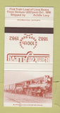 Matchbook Cover - Bank of A Levy Achille Levy 1982 train 30 Strike
