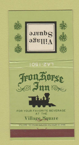 Matchbook Cover - Iron Horse Inn Village Square Seattle WA 30 Strike