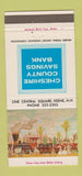 Matchbook Cover - Cheshire County Savings Bank Keene NH train 30 Strike
