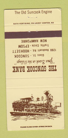 Matchbook Cover - Suncook Bank Hooksett Epson NH 30 Strike
