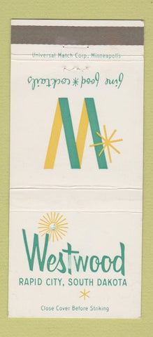 Matchbook Cover - Westwood Rapid City SD restaurant 30 Strike