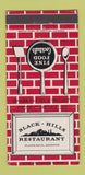 Matchbook Cover - Black Hills Restaurant Clarkdale AZ 30 Strike