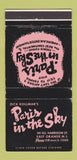 Matchbook Cover - Paris in the Sky East Orange NJ Left Bank NYC WEAR 30 Strike