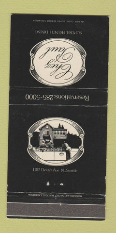 Matchbook Cover - Chez Paul French Restaurant Seattle WA 30 Strike