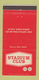 Matchbook Cover - Stadium Club Sepulveda CA 30 Strike