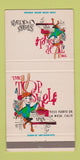 Matchbook Cover - The Top Shelf Steaks La Mesa CA 30 Strike