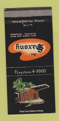 Matchbook Cover - The Saxony Milwaukee WI 30 Strike
