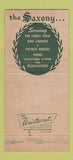 Matchbook Cover - The Saxony Milwaukee WI 30 Strike