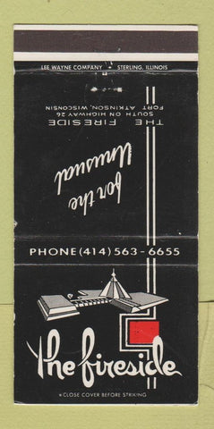 Matchbook Cover - The Fireside Fort Atkinson WI WEAR 30 Strike
