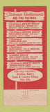 Matchbook Cover - Stickney's Hick'ry House Redwood City Palo Alto CA 30 Strike