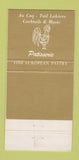 Matchbook Cover - Lahieve's Restaurant Princeton NJ 30 Strike