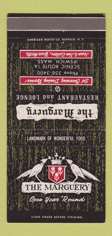 Matchbook Cover - The Marguery Ipswich MA 30 Strike