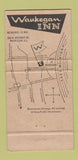 Matchbook Cover - Waukegan Ill IL bellhop WEAR 30 Strike